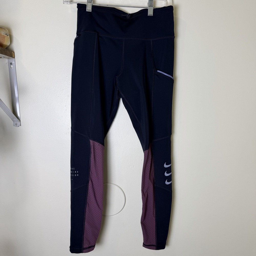 Nike Dri-FIT Run Division Epic Luxe Running Leggings Women's Sz M Gym